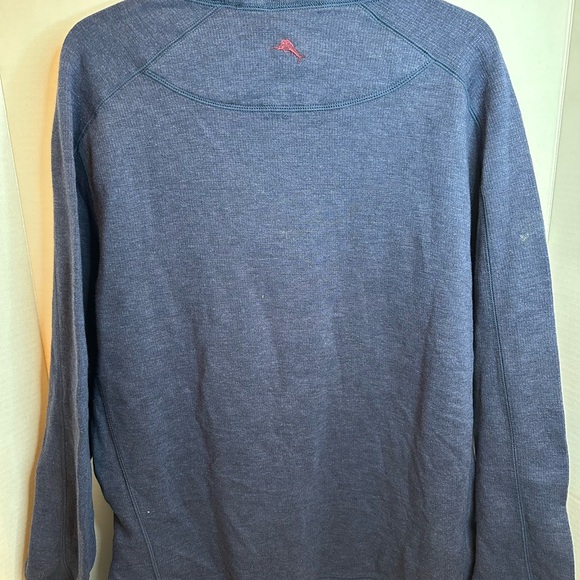 Tommy Bahama Men's Blue Reversible Zip-Up Sweater, Large, NWT - Picture 6 of 8